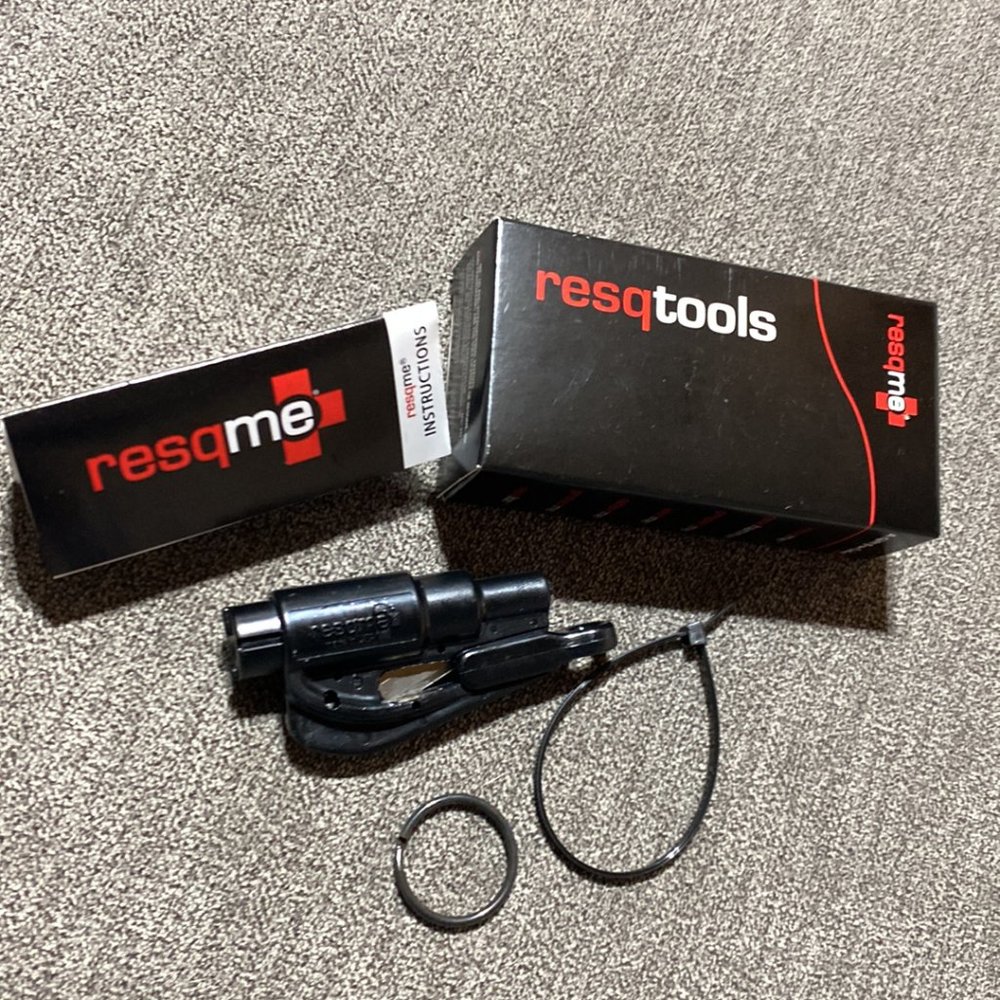 RESQME The Original Keychain Car Escape Safety Tool- Window Breaker